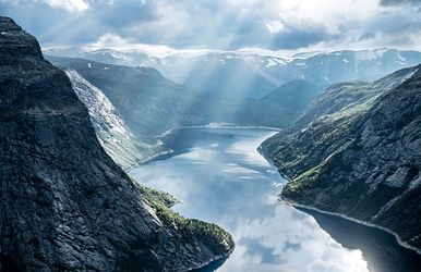 winterliches norwegen