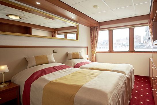 MS Elegant Lady - Plantours Flusskreuzfahrten - Zweibett außen, Hauptdeck (EK02)