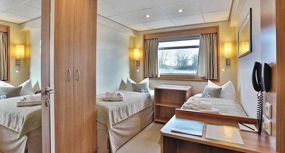MS Junker Joerg - 1AVista - 2-Bett Hauptdeck komfort (HD2)