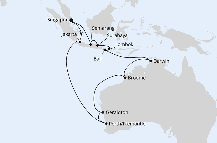 Impressionn zu AIDA PREMIUM All Inclusive Winter 2026/27 - AIDAstella - Australien, Indonesien & Singapur