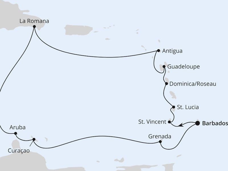  Karibische Inseln ab Barbados