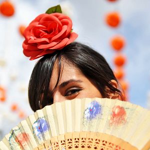 Plaza de Espana Sevilla Andalusien Spanien