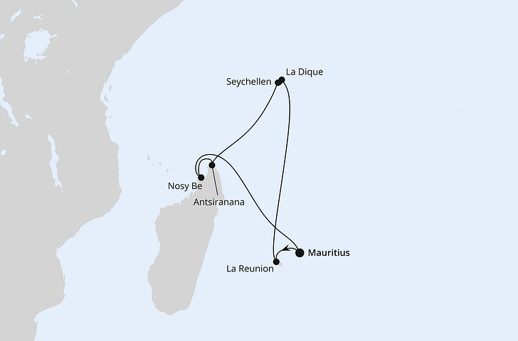 Impression zu AIDA Winter 2025/26 Besttarif - AIDAstella - Festtagsreise Mauritius, Seychellen & Madagaskar