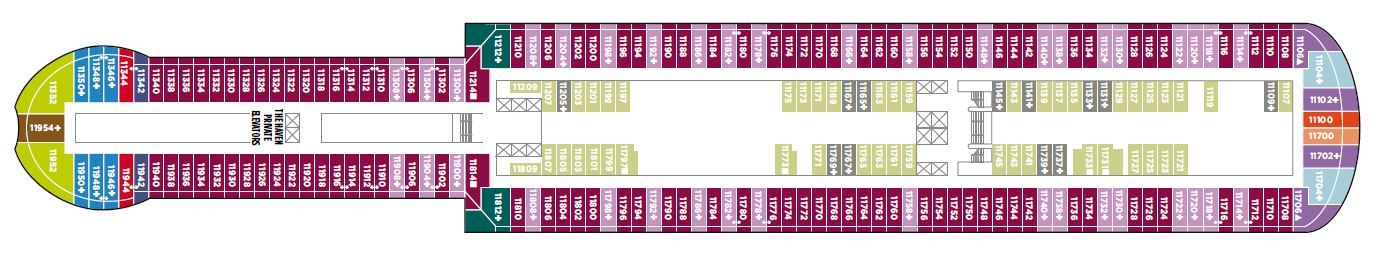 Norwegian Prima - Norwegian Cruise Line - DECK 11