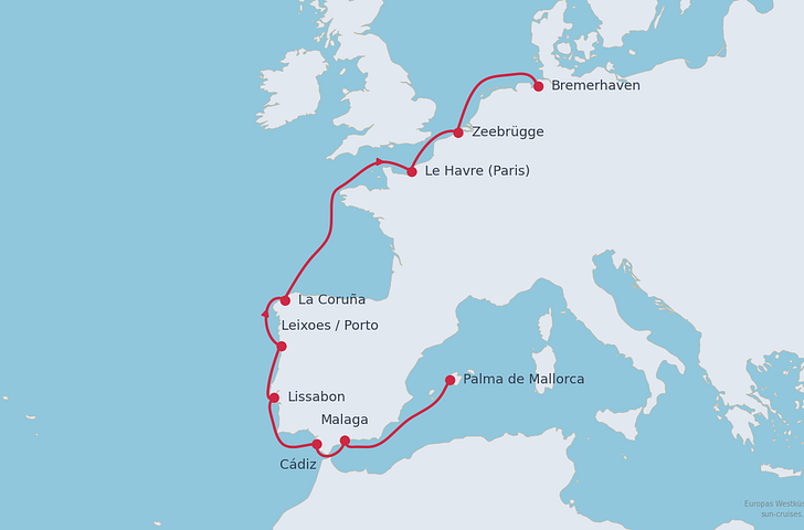 Impression zu Sommer 2027 - Mein Schiff 2 - Europas Westküste