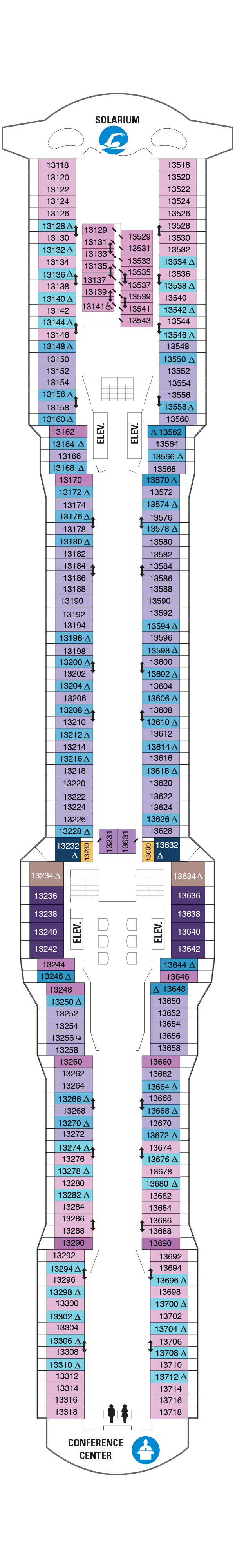 Ovation of the Seas - Royal Caribbean International - Deck 13