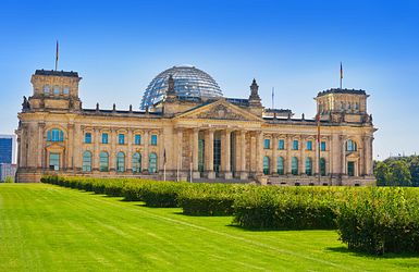 Der Reichstag in Berlin 
