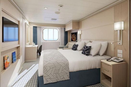 MS Rotterdam - Holland America Line - Große Meerblick Kabine (C)