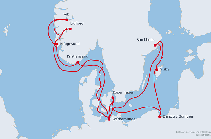 Impression zu Sommer 2026 Besttarif - AIDAdiva oder AIDAluna - Highlights der Nord- &  Ostseeküste