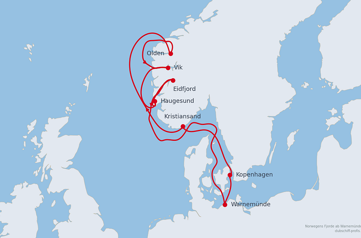 Impression zu AIDA ALL IN Sommer 2026 - AIDAprima oder AIDAmar - Norwegens Fjorde