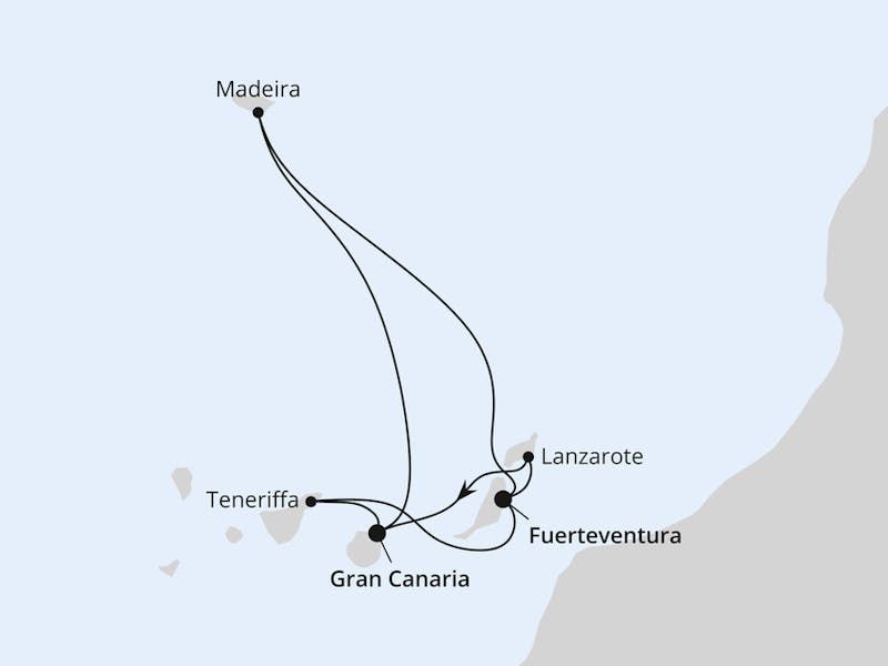 Kanarische Inselwelt & Madeira