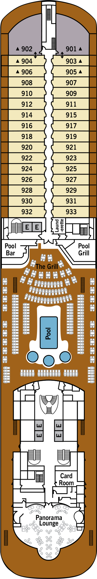 Silver Spirit - Silversea - Deck 9 (Deck 9)