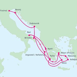 Mljet Kroatien Inselwelt vor Dubrovnik