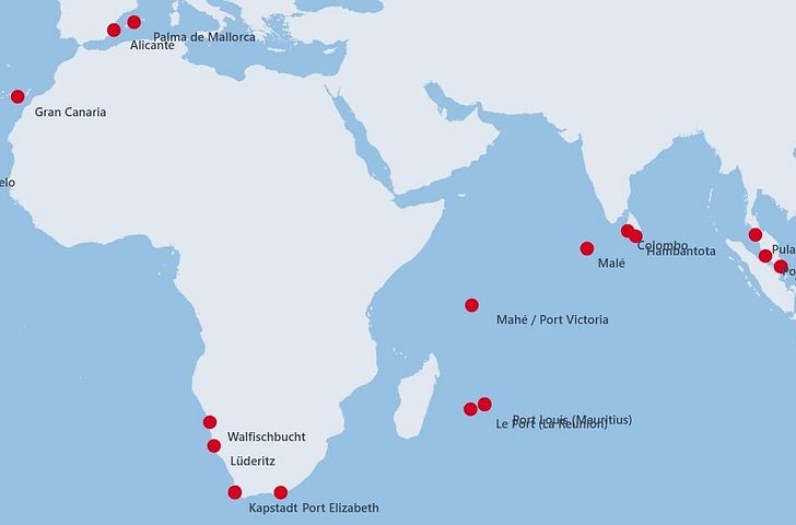 Impression zu Sommer 2027 - AIDAstella - Weltenbummler von Singapur nach Mallorca