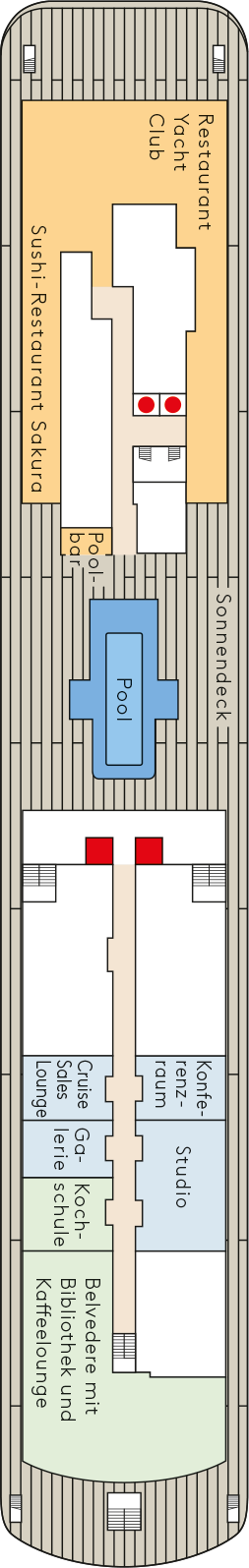 MS Europa 2 - Hapag-Lloyd Cruises - Deck 9 (Deck 9)