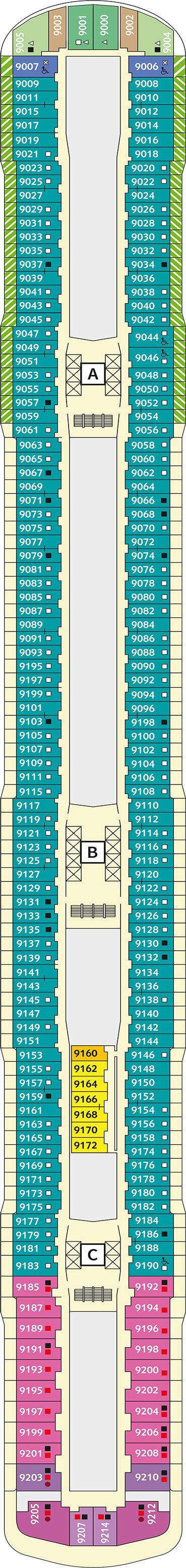 Mein Schiff Relax - TUI Cruises - Deck 9 (Deck 9)