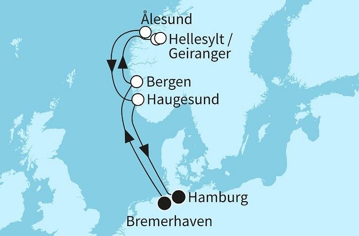 Impression zu Mein Schiff Wochenendangebot - Mein Schiff 1 - Fjordland Norwegen
