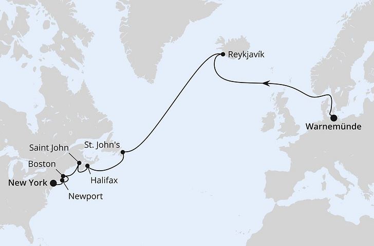 Impressionn zu Sommer 2026 - AIDAdiva - Transatlantik