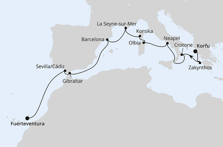 Impression zu AIDA Winter 2026/27 - Griechenland, Andalusien & Kanaren
