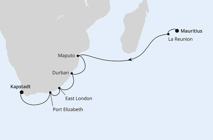Impression zu AIDA Angebot der Woche - AIDAstella - Südafrika mit La Réunion & Mauritius