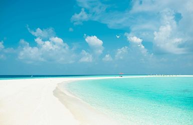 Bahamas Strand Karibik Insel Meer Wasser Blau Himmel