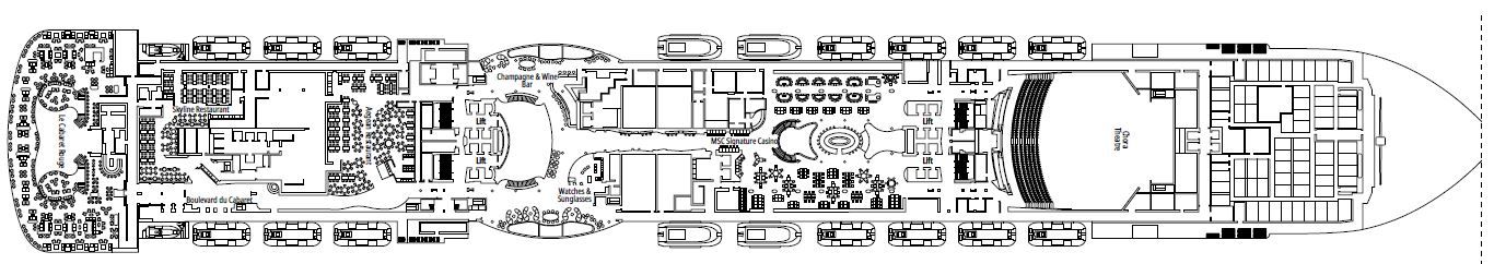 MSC Seascape - MSC Cruises - DECK 7, MYKONOS
