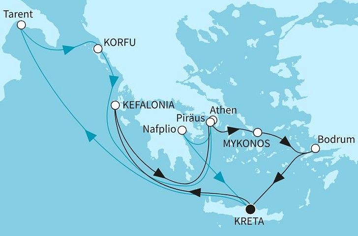 Impression zu Sommer 2026 - Mein Schiff 5 - Östliches Mittelmeer intensiv
