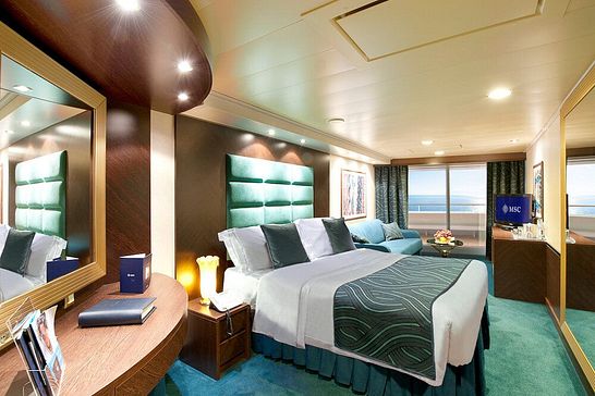 MSC Divina - MSC Cruises - Deluxe Suite mit hermetisch geschlossenem Panoramafenster (SRS)