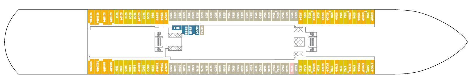 Norwegian Prima - Norwegian Cruise Line - DECK 5