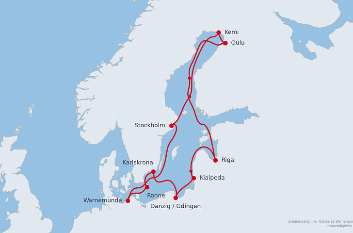Impression zu AIDA ALL IN Sommer 2026 - AIDAbella oder AIDAmar - Schärengärten der Ostsee
