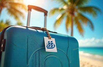 Koffer mit Hanseat Logo