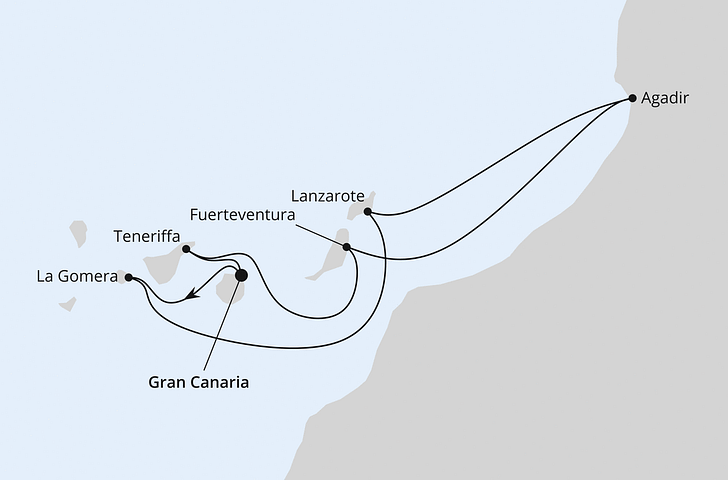Impression zu AIDA ALL IN Winter 2026/27 - Kanaren & Andalusien
