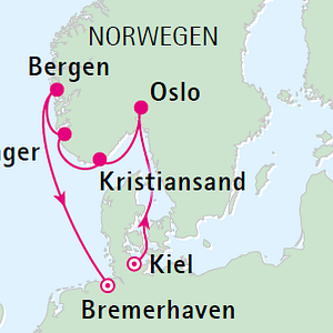 Lysefjord in Norwegen