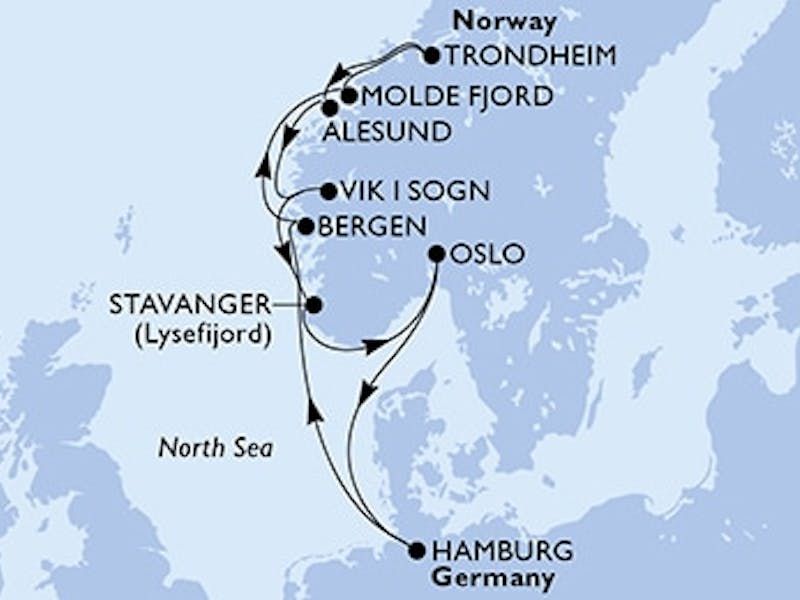 Mittsommerzauber durch die Fjorde Skandinaviens