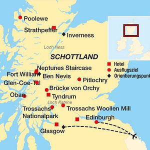 Wandern auf Schottland