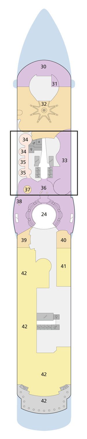 AIDAdiva - AIDA Cruises - Deck 10 (Deck 10)