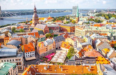 Blick über Riga