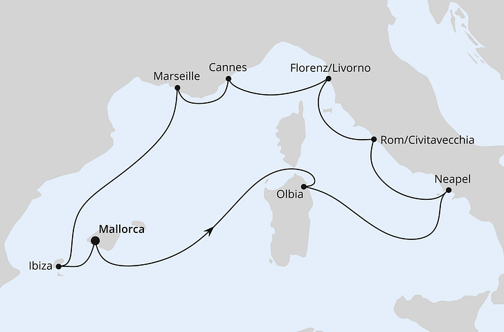 Impressionn zu AIDA Sommer 2026 - AIDAstella - Mediterrane Highlights
