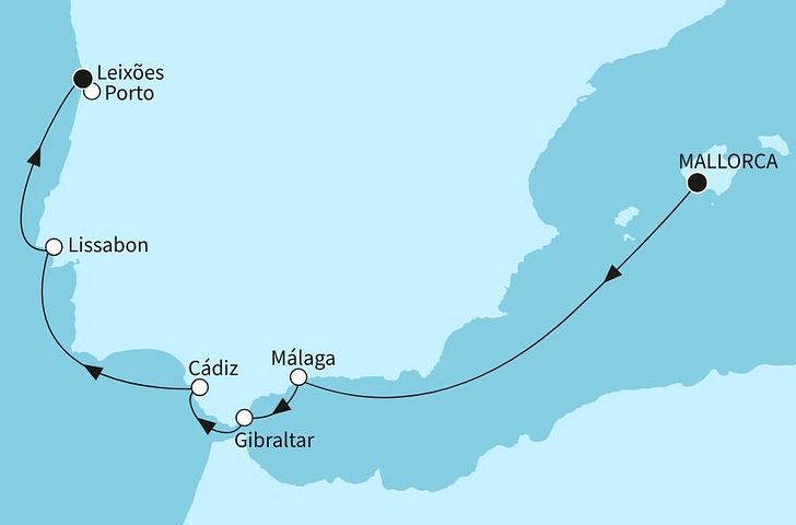Impressionn zu Sommer 2025 - Mein Schiff 4 - Westeuropas Höhepunkte