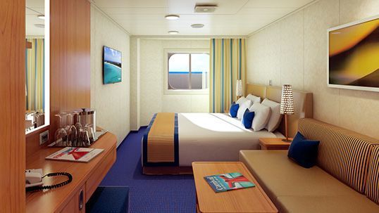 Carnival Horizon - Carnival Cruise Line - Innenkabine mit Fenster/eingeschr. Sicht (4J)