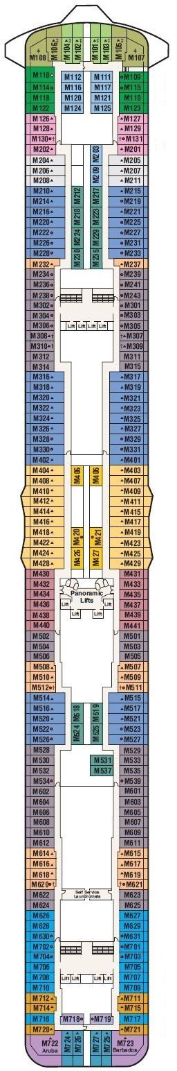 Regal Princess - Princess Cruises - Deck 15 (Marina)