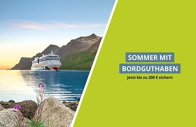 aida sommer mit bordguthaben