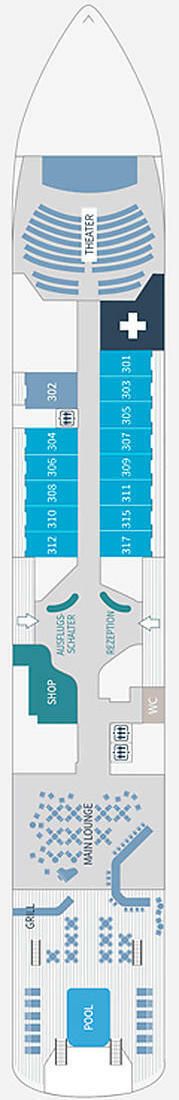 LE CHAMPLAIN - Ponant - Deck 3 (Deck 3)