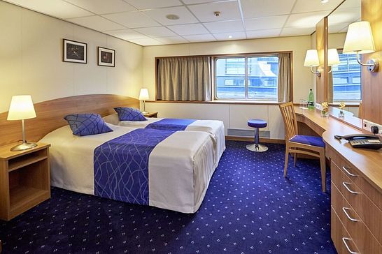 MS Rousse Prestige - Plantours Flusskreuzfahrten - Kategorie 9, Einzel außen, große Fenster (PK09)