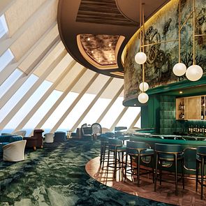 Captains Bar auf der Mein Schiff Flow