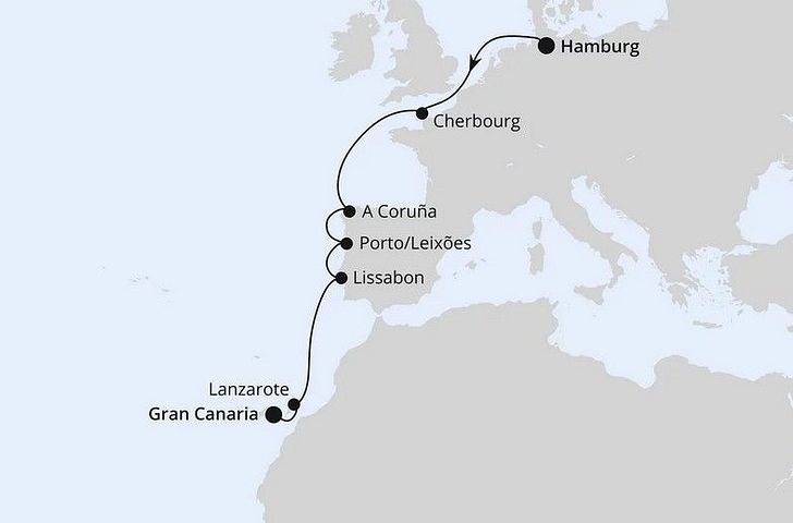 Impression zu AIDA Winter 2027/2028 - AIDAprima - Von Hamburg nach Gran Canaria