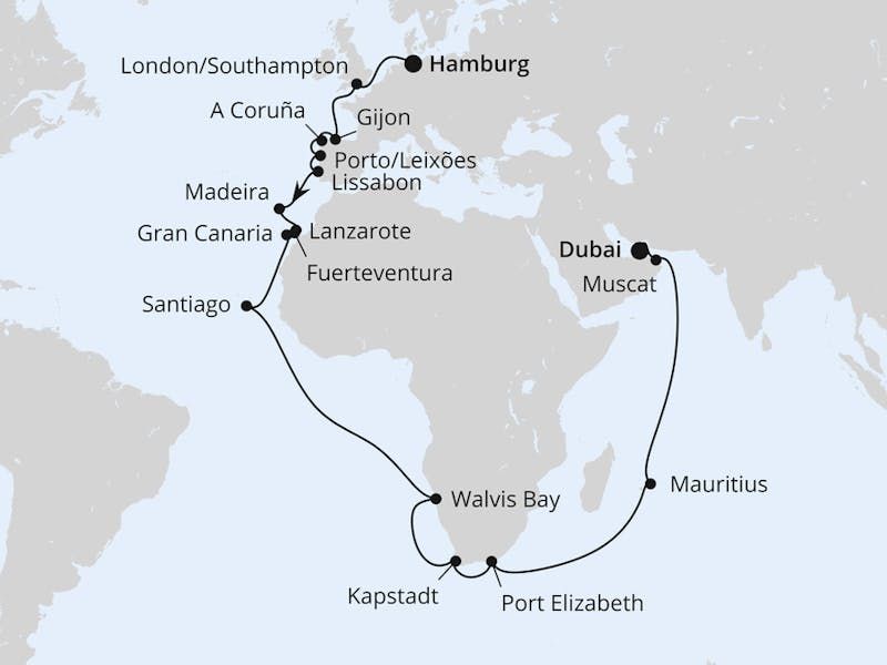 Weltenbummler Kanaren, Südafrika & Mauritius 2