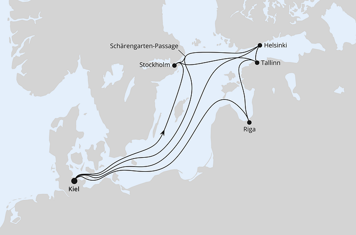 Impressionn zu Neue AIDAprima Winterreisen - Große Ostsee-Reise zu Weihnachten