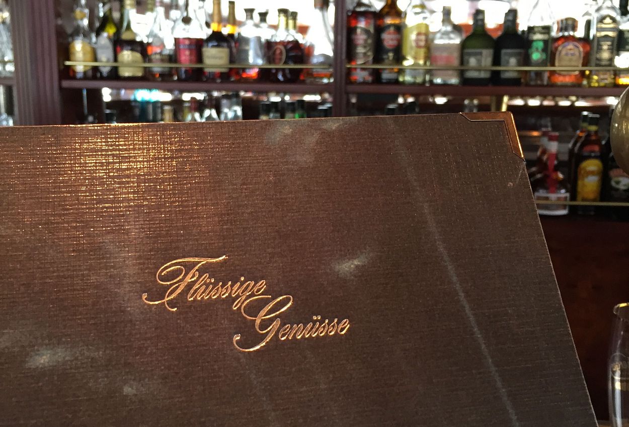 Sans Souci Restaurant Karte