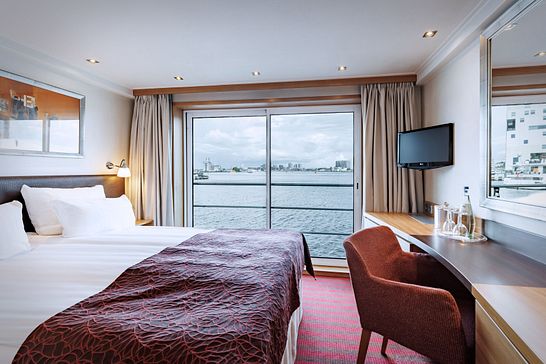 A-ROSA CLEA 2-Bett-Außenkabine Kat. C, Kat. D